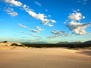 Sand Dune of Cumbuco in Brazil