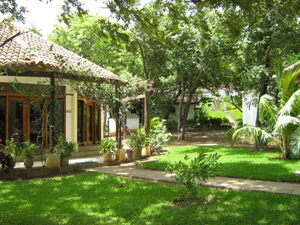 Casita Village courtyard