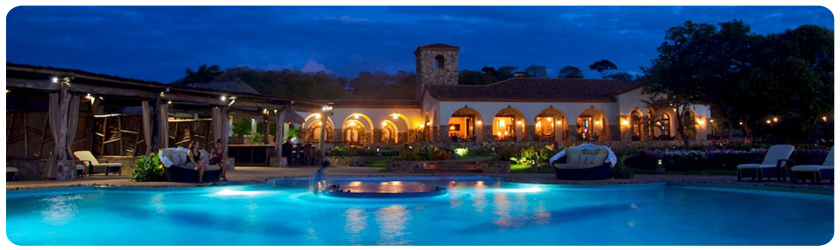 Rancho Santana inn and pool